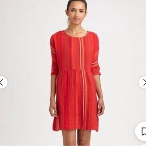 Ace & Jig Red Striped Shift Dress